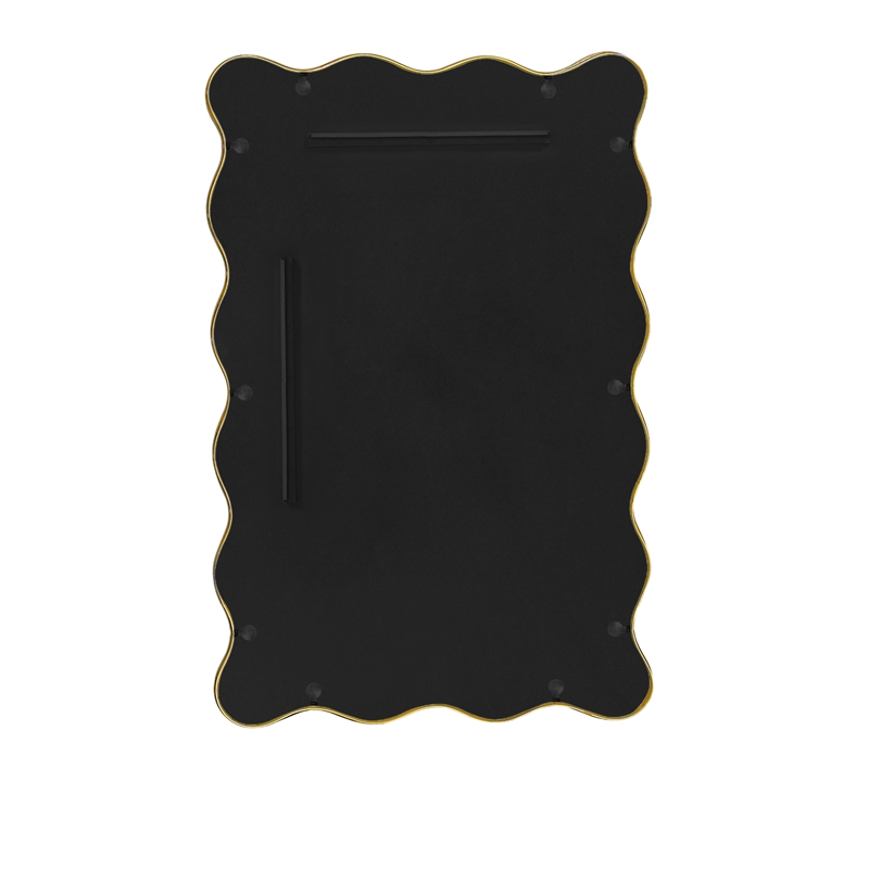 Meridian Furniture Foundry Gold Iron Mirror