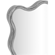 Meridian Furniture Foundry Silver Iron Mirror