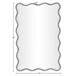 Meridian Furniture Foundry Silver Iron Mirror