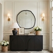 Meridian Furniture Molten Black Iron Mirror