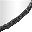 Meridian Furniture Molten Black Iron Mirror
