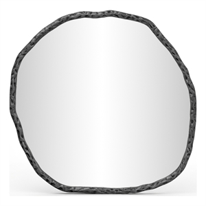 Meridian Furniture Molten Black Iron Mirror