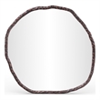 Meridian Furniture Molten Brown Iron Mirror