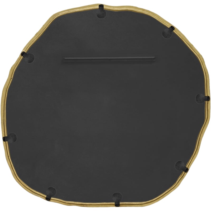 Meridian Furniture Molten Gold Iron Mirror