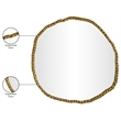 Meridian Furniture Molten Gold Iron Mirror