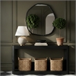 Meridian Furniture Molten Black Iron Mirror