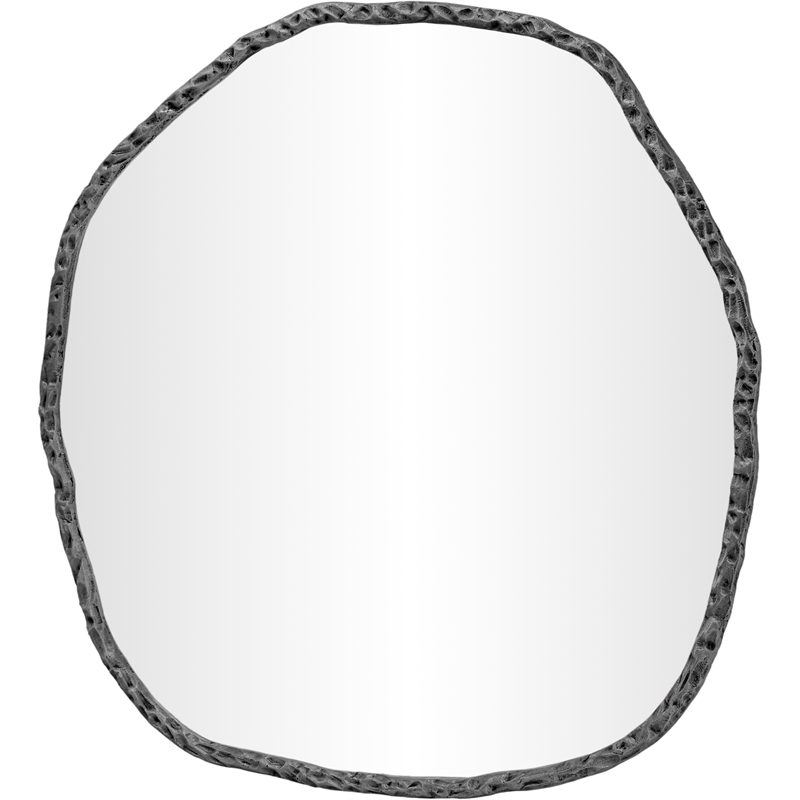 Meridian Furniture Molten Black Iron Mirror