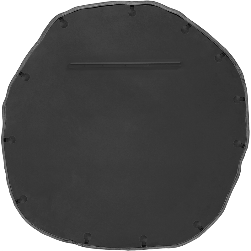 Meridian Furniture Molten Black Iron Mirror