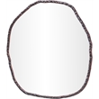 Meridian Furniture Molten Brown Iron Mirror