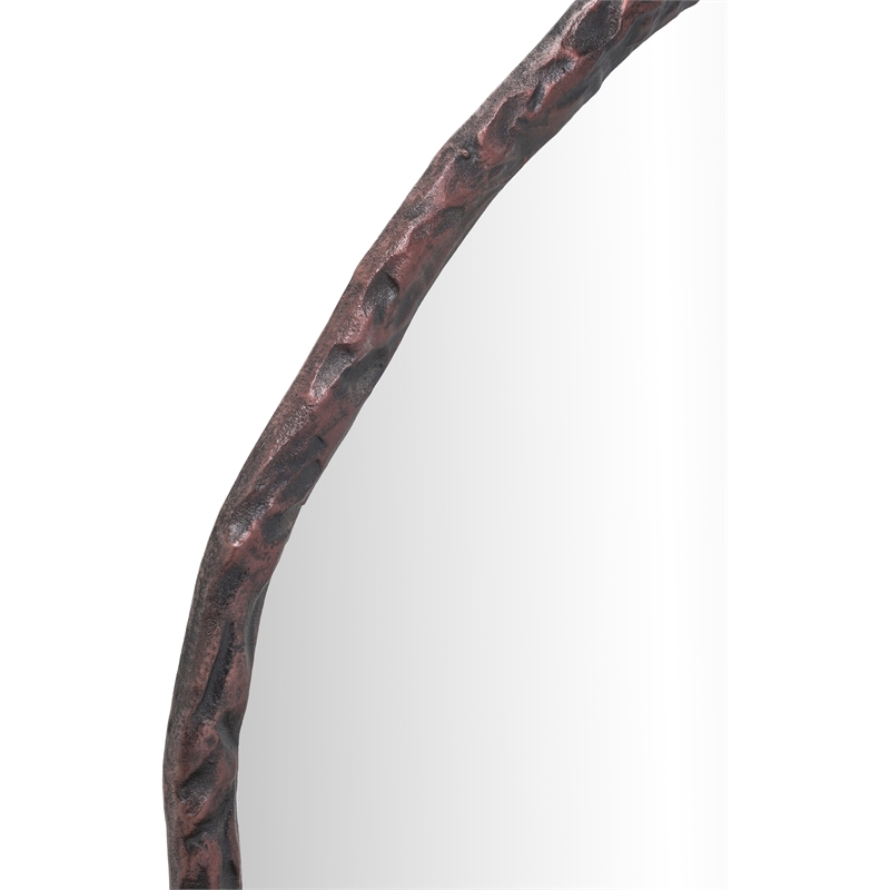 Meridian Furniture Molten Brown Iron Mirror