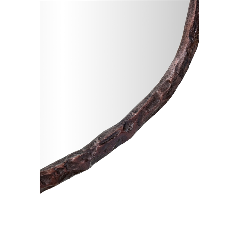 Meridian Furniture Molten Brown Iron Mirror