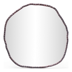 Meridian Furniture Molten Brown Iron Mirror