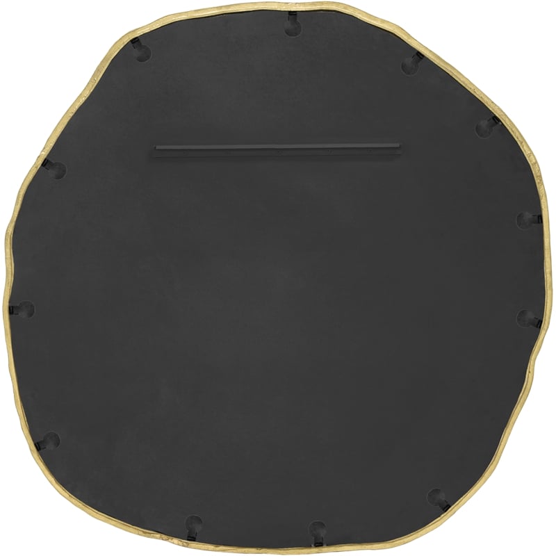 Meridian Furniture Molten Gold Iron Mirror