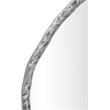 Meridian Furniture Molten Silver Iron Mirror
