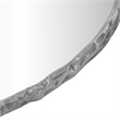 Meridian Furniture Molten Silver Iron Mirror