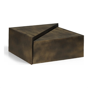 Meridian Furniture Zani Brown Iron Coffee Table