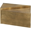 Meridian Furniture Zani Gold Iron Coffee Table