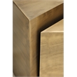 Meridian Furniture Zani Gold Iron Coffee Table
