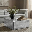 Meridian Furniture Zani Silver Iron Coffee Table
