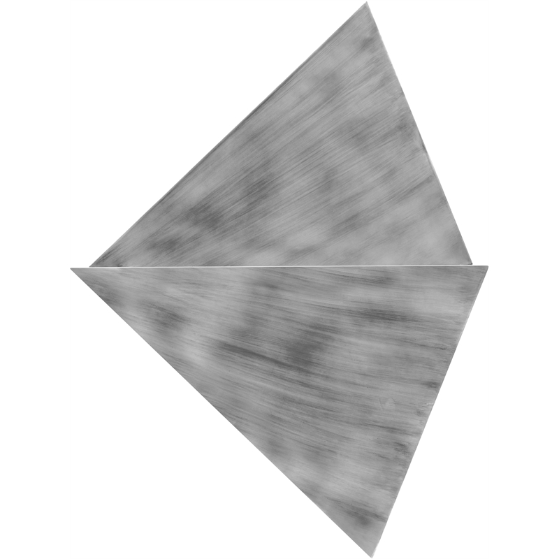 Meridian Furniture Zani Silver Iron Coffee Table