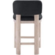 Meridian Furniture Paloma Black Vegan Leather Counter Stool (Set of 2)