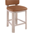 Meridian Furniture Paloma Cognac Vegan Leather Counter Stool (Set of 2)