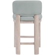Meridian Furniture Paloma Light Blue Vegan Leather Counter Stool (Set of 2)