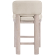 Meridian Furniture Paloma Taupe Vegan Leather Counter Stool (Set of 2)
