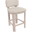 Meridian Furniture Paloma Taupe Vegan Leather Counter Stool (Set of 2)