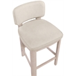 Meridian Furniture Paloma Taupe Vegan Leather Counter Stool (Set of 2)