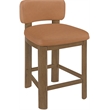 Meridian Furniture Paloma Cognac Vegan Leather Counter Stool (Set of 2)