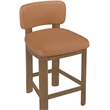 Meridian Furniture Paloma Cognac Vegan Leather Counter Stool (Set of 2)