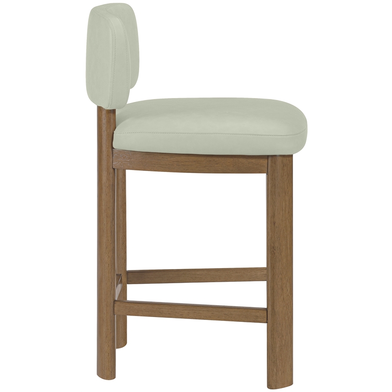 Meridian Furniture Paloma Mint Vegan Leather Counter Stool (Set of 2)