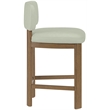 Meridian Furniture Paloma Mint Vegan Leather Counter Stool (Set of 2)