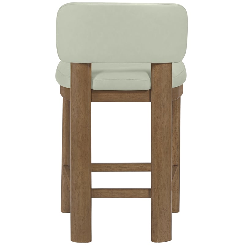 Meridian Furniture Paloma Mint Vegan Leather Counter Stool (Set of 2)