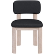 Meridian Furniture Paloma Black Vegan Leather Dining Chair (Set of 2)