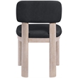 Meridian Furniture Paloma Black Vegan Leather Dining Chair (Set of 2)