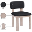 Meridian Furniture Paloma Black Vegan Leather Dining Chair (Set of 2)
