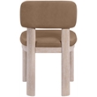 Meridian Furniture Paloma Brown Vegan Leather Dining Chair (Set of 2)