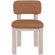Meridian Furniture Paloma Cognac Vegan Leather Dining Chair (Set of 2)