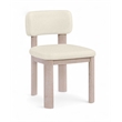 Meridian Furniture Paloma Cream Vegan Leather Dining Chair (Set of 2)