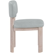 Meridian Furniture Paloma Light Blue Vegan Leather Dining Chair (Set of 2)
