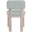 Meridian Furniture Paloma Light Blue Vegan Leather Dining Chair (Set of 2)