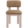 Meridian Furniture Paloma Tan Vegan Leather Dining Chair (Set of 2)