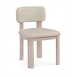 Meridian Furniture Paloma Taupe Vegan Leather Dining Chair (Set of 2)