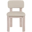 Meridian Furniture Paloma Taupe Vegan Leather Dining Chair (Set of 2)
