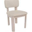 Meridian Furniture Paloma Taupe Vegan Leather Dining Chair (Set of 2)