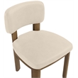Meridian Furniture Paloma Beige Vegan Leather Dining Chair (Set of 2)