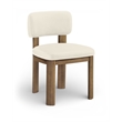 Meridian Furniture Paloma Cream Vegan Leather Dining Chair (Set of 2)