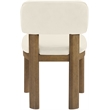 Meridian Furniture Paloma Cream Vegan Leather Dining Chair (Set of 2)